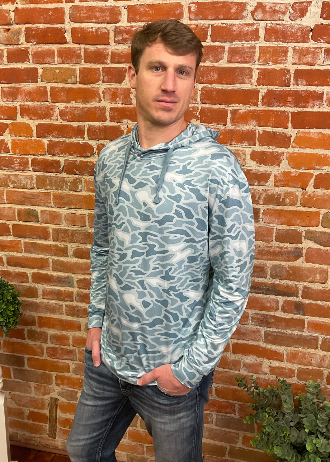 Seaside Camo Performance Hoodie