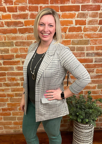 Liverpool Plaid Boyfriend Blazer
