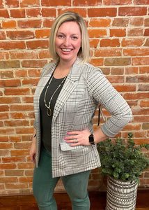 Liverpool Plaid Boyfriend Blazer