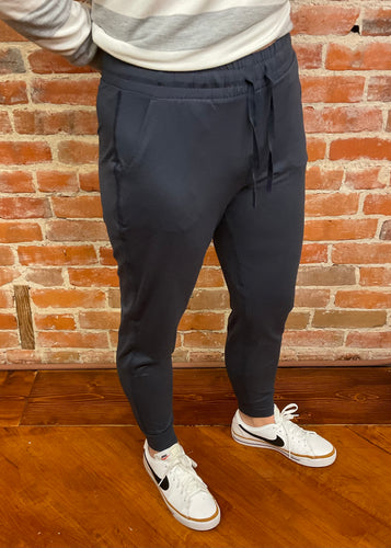 Thread & Supply Charcoal Blue Junie Jogger