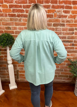 Thread & Supply Washed Aqua Cyrus Jacket