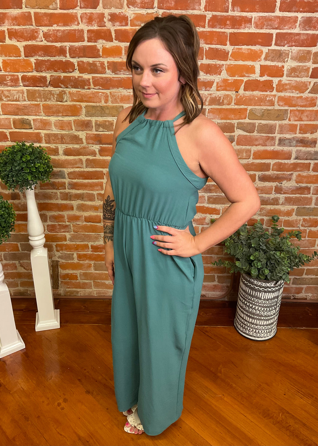 Jade Jumpsuit with Pockets