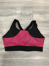 Pink & Black Print Sports Bra