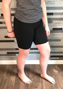 Black High Rise Tech Biker Short