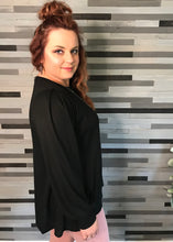 Black Long-sleeved Thermal Top