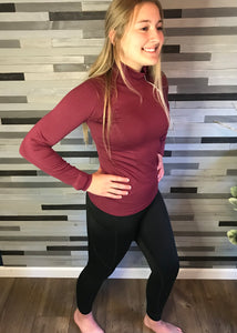 Plus Size Black High-Waist Tech Pocket Leggings
