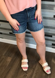 KanCan Frayed Hem Shorts
