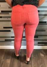Liverpool Hot Coral Abby Ankle Jeans