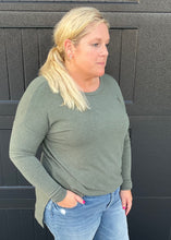 Olive Oversized Sweatshirt