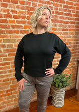 Thread & Supply Black Martina Pullover Sweatshirt