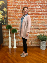 Dusty Rose Long Sleeve Cardigan