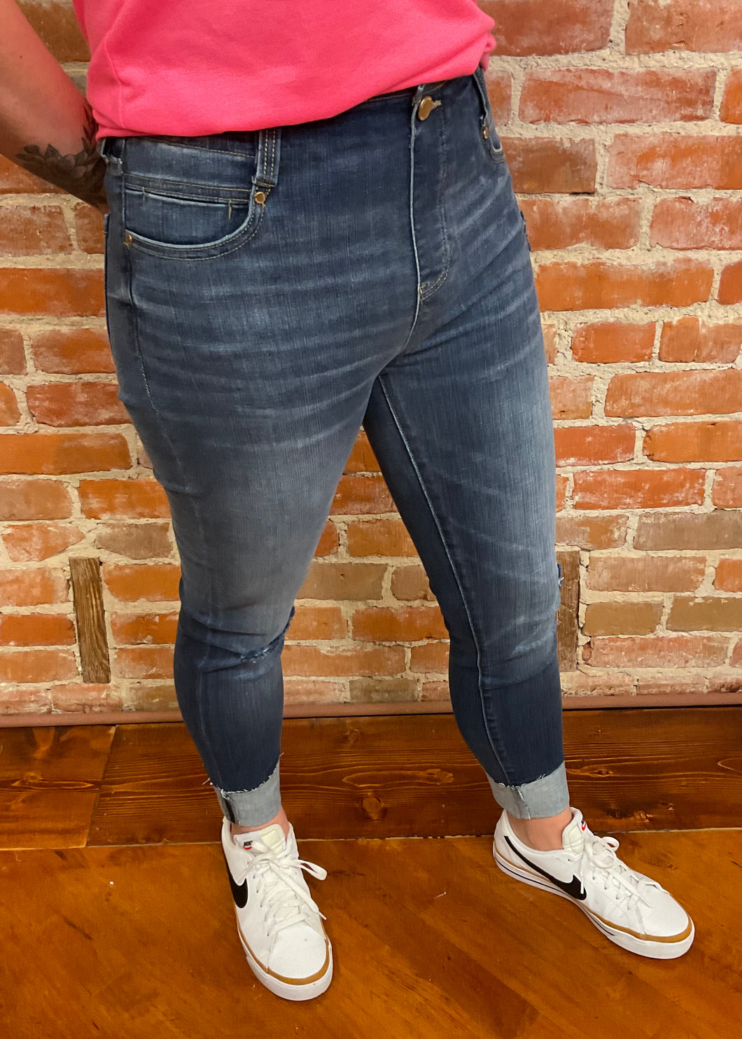 Liverpool Gia Crop Skinny Cuff Jeans