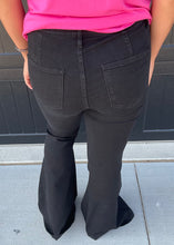 Judy Blue Black Pull-on Super Flare Jean
