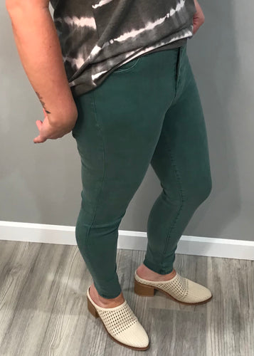 Liverpool Abby High Rise Ankle Skinny Shale Green
