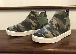 Camo Canvas High Top Sneaker