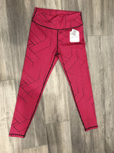 Pink & Black Abstract Print Workout Leggings