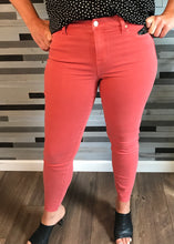 Liverpool Hot Coral Abby Ankle Jeans