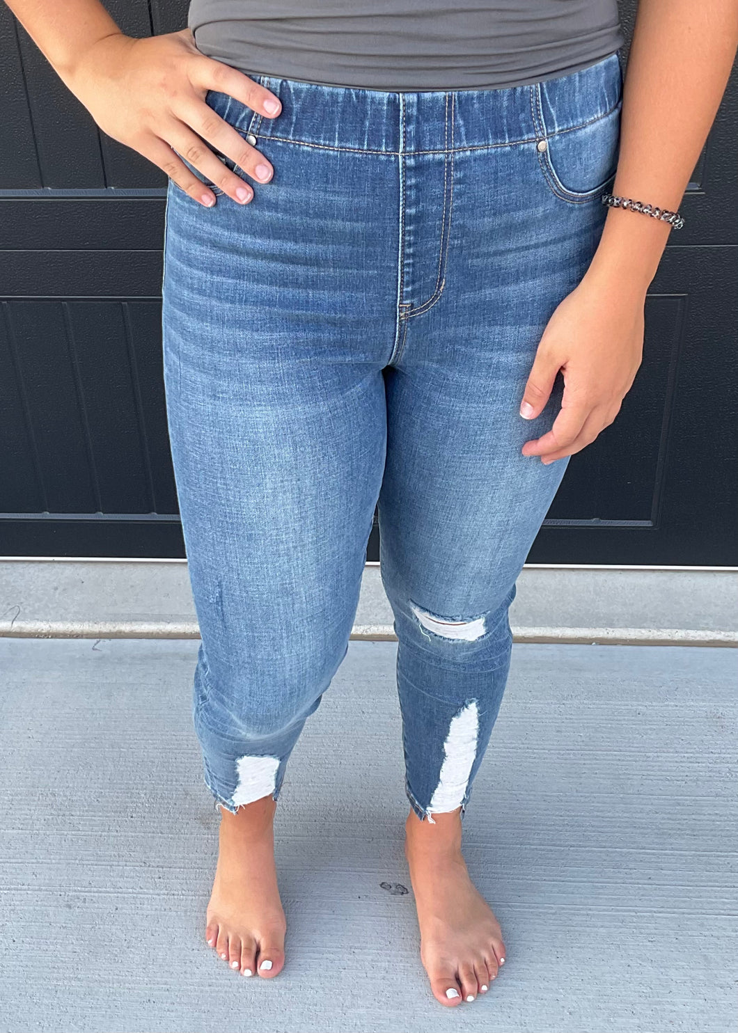 Liverpool Chloe Crop Skinny