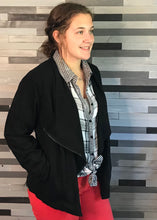Faux Suede Zipper Jacket