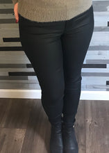 Liverpool Black Coated Denim Abby Skinny