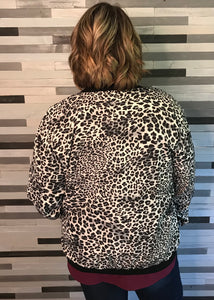 Leopard Bomber Jacket