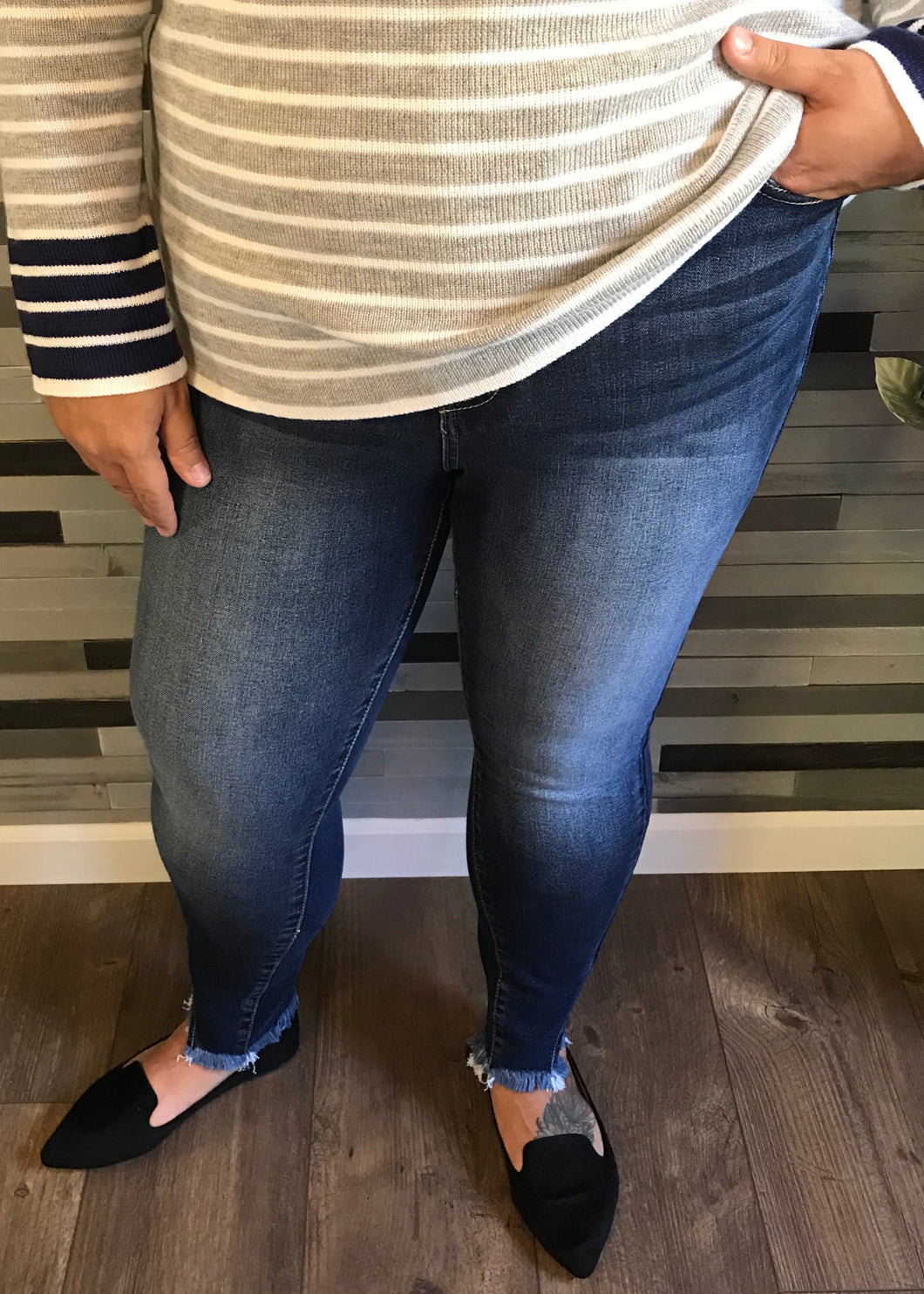 KanCan High Rise Ankle Skinny Jean
