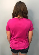 Fuchsia Twist Front Top