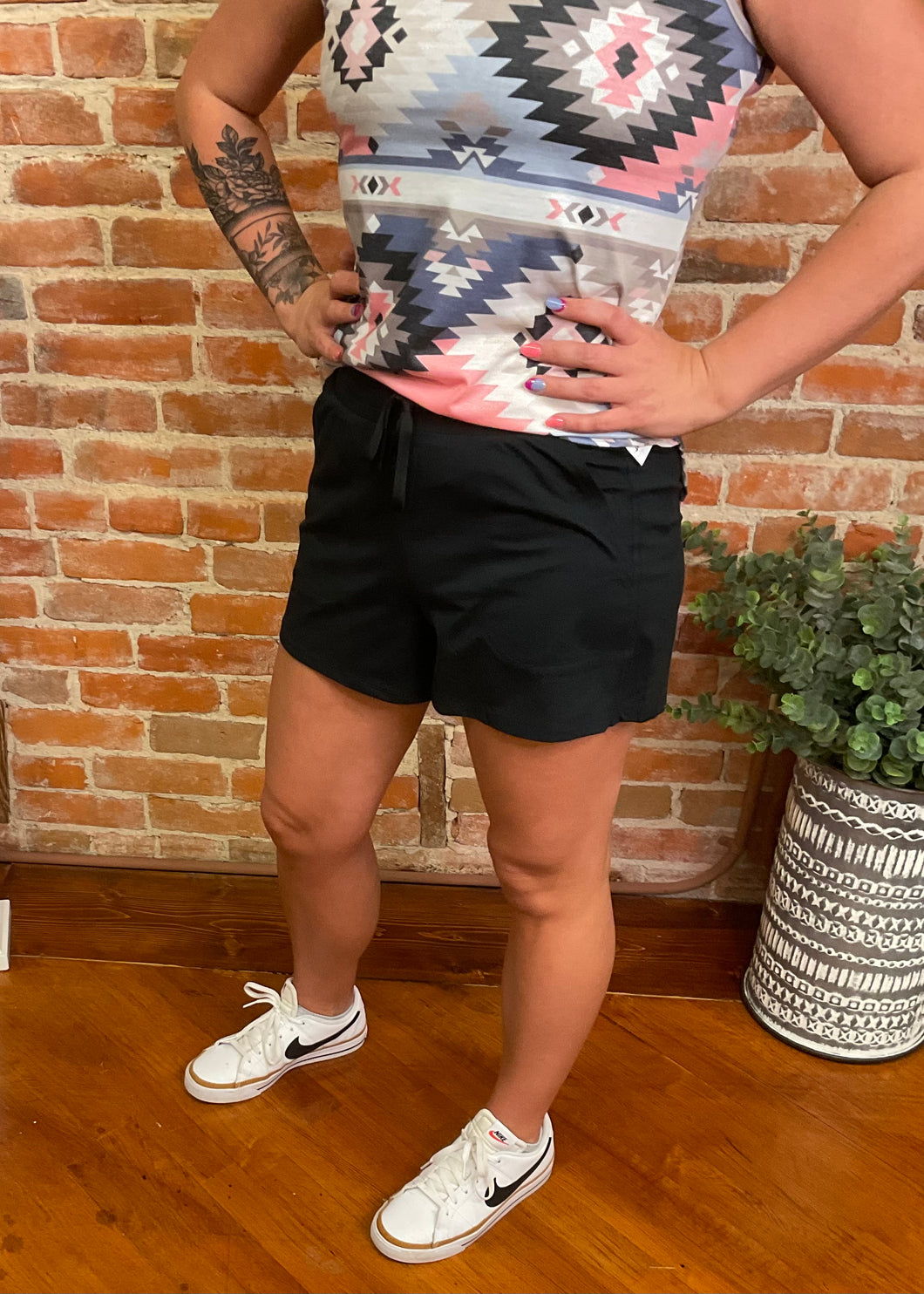 Thread & Supply Black Layla Shorts