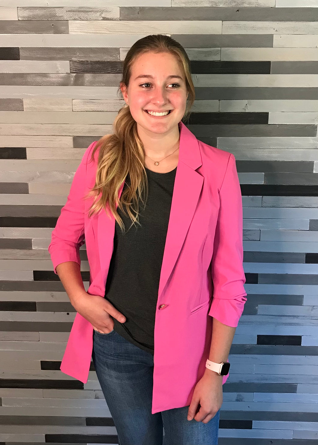 Candy Pink Emma Blazer